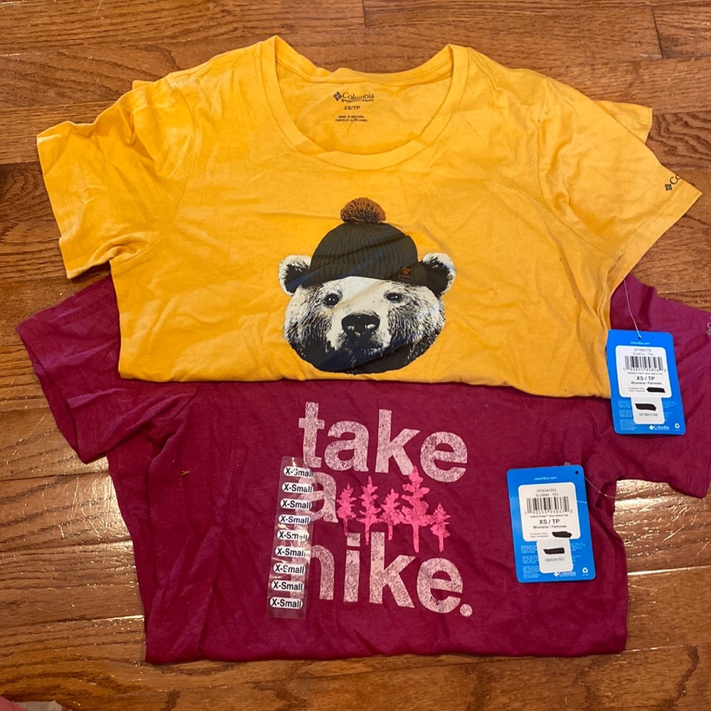 Columbia XS Shirts NWT